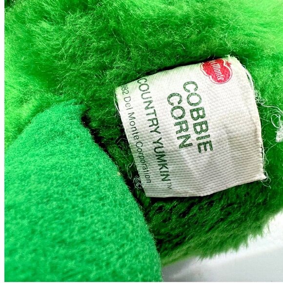 Vtg Veggie Plush Cobbie Corn Sweetie Pea Del Monte Country Yumkins Googly Eyes - Picture 8 of 8